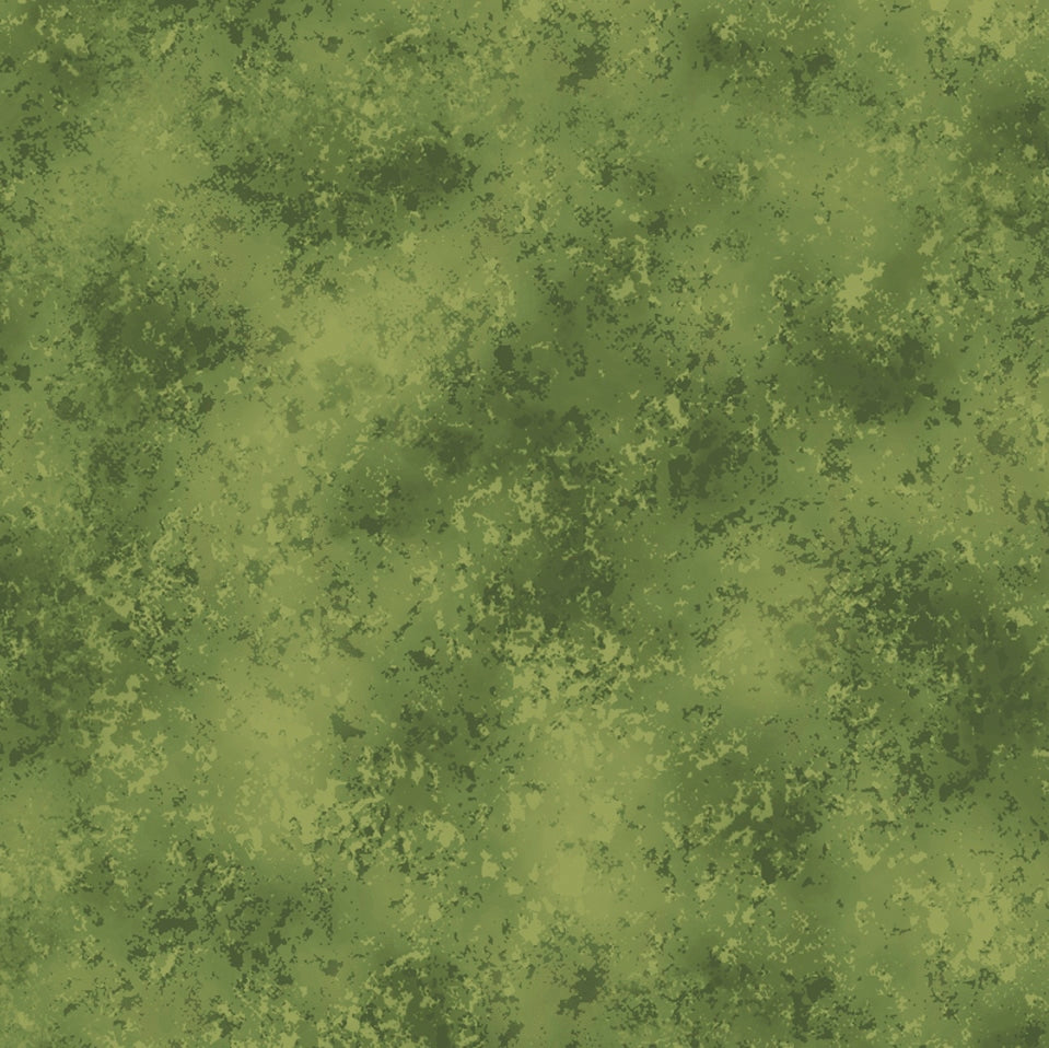 Rapture Moss Green Blender for Quilting Treasures Cotton Fabric