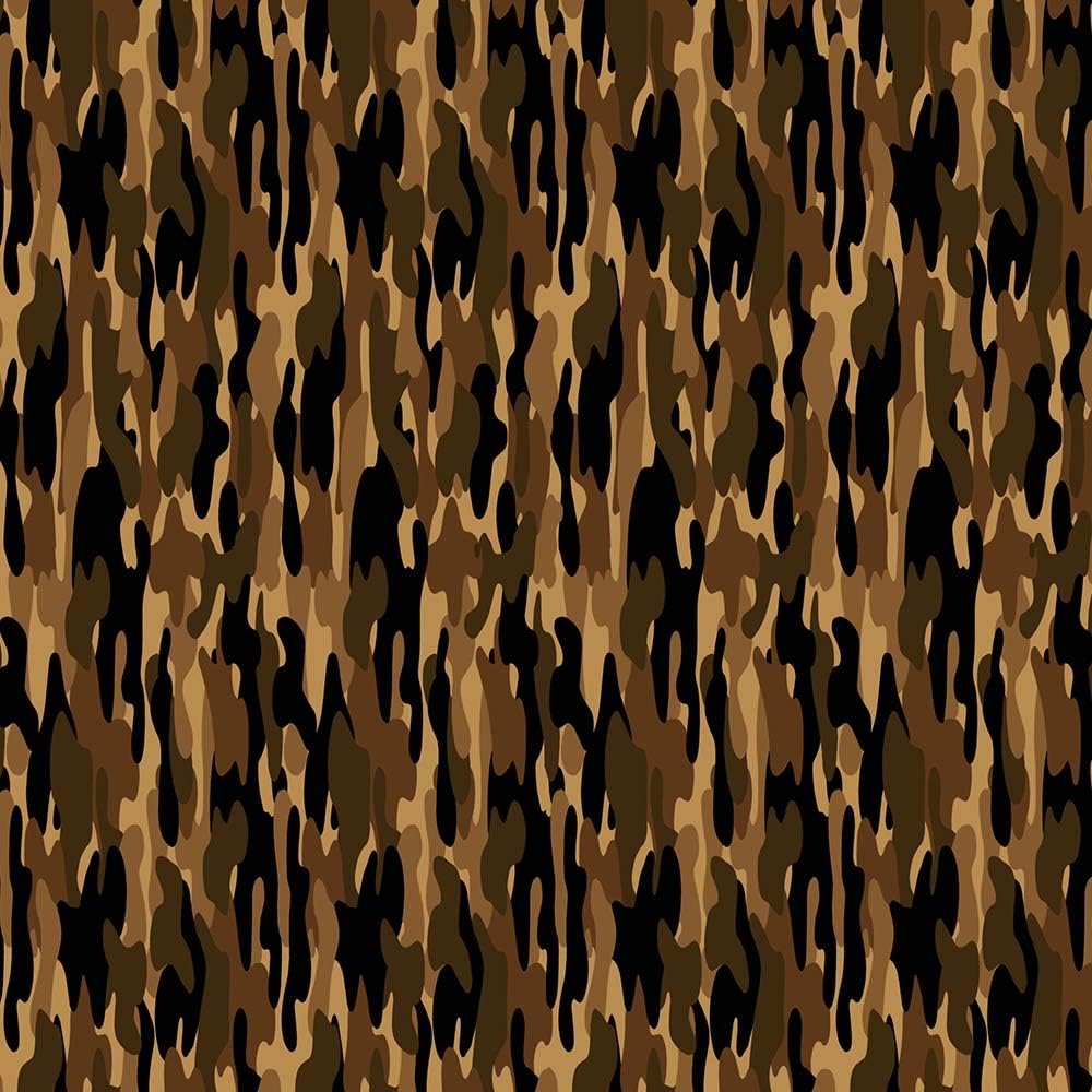 Muddy Girl Life Style Camo Brown Sykel Enterprises Cotton Fabric | US Fabric Shop