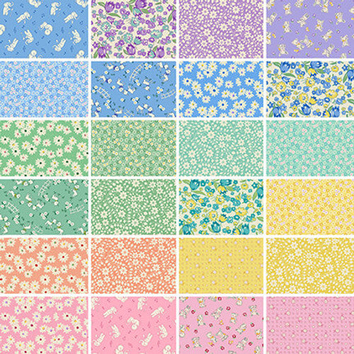 Nana Mae VI Fat Quarter Bundle 18"x21" Henry Glass Cotton Fabric