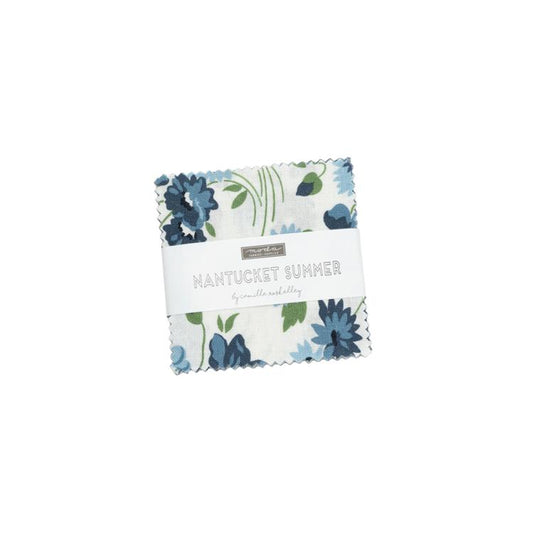 Nantucket Summer 2.5" Squares Mini Charm Pack 42pcs Camille Roskelley Moda Cotton Fabric MD-55260MC