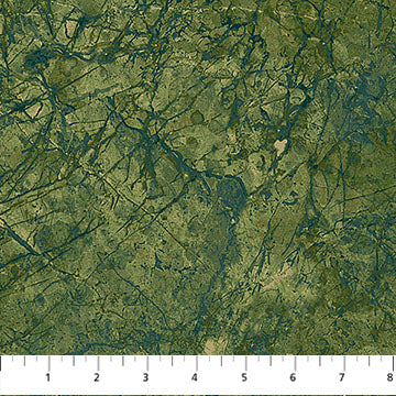 Autumn Woodland-Naturescapes Marble Green James Meger Northcott Cotton Fabric NC-DP28417-76