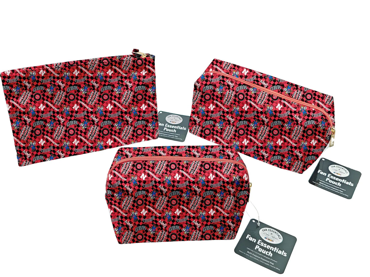 Nebraska Corhuskers NCAA Collegiate Bag Pouch Large Medium and Wristlet Collection Sykel Enterprises NE-5006