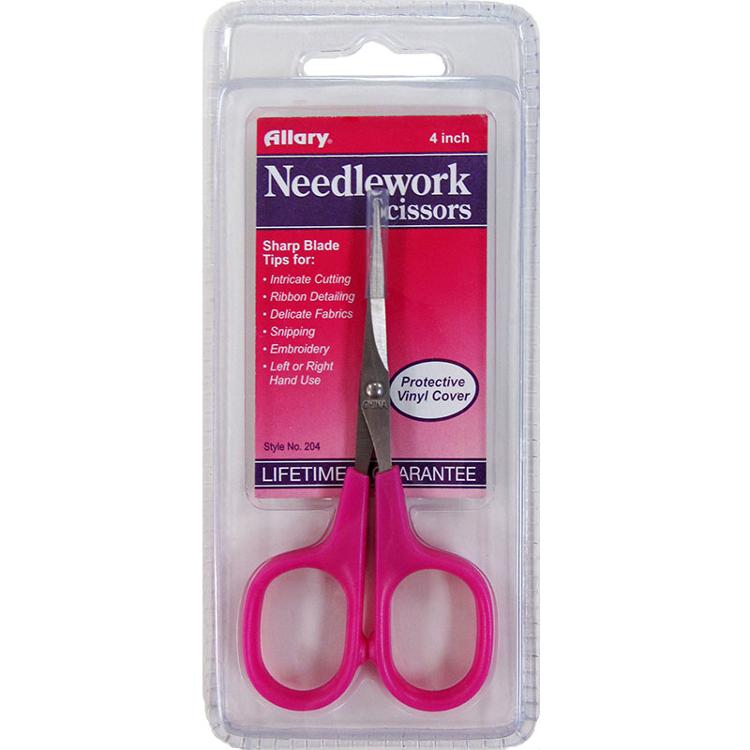 Needlework Scissor 4" Pink Allary ALY-204