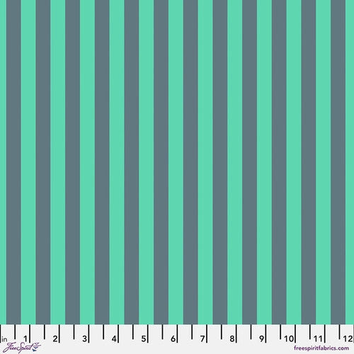 Neon True Colors Neon Tent Stripe Spirit Green Tula Pink Free Spirit Cotton Fabric FS-PWTP069.SPIRIT