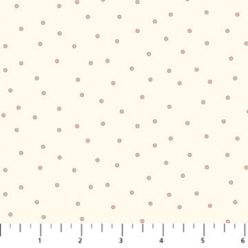 Nest Dots Beige Cream Ghazal Razavi FIGO Northcott Fabrics Cotton Fabric NC-92100-11