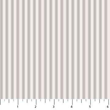 Nest Stripes Off White Oyster Grey Brown Ghazal Razavi FIGO Northcott Fabrics Cotton Fabric NC-92103-12