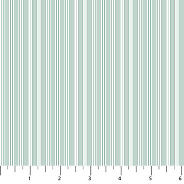 Nest Stripes White Mint Green Ghazal Razavi FIGO Northcott Fabrics Cotton Fabric NC-92103-60