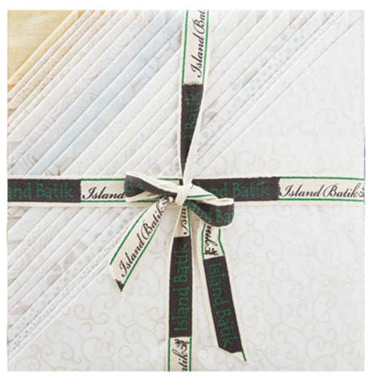 Neutral Foundations 10" Squares Stack 42pcs Island Batik Cotton Fabric IB-ISBBASST-NEF