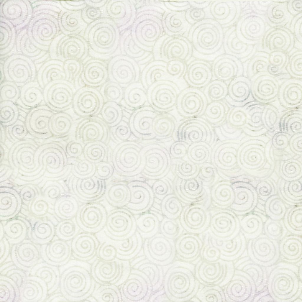 Neutrals Icing Beige Swirls Island Batik Fabric