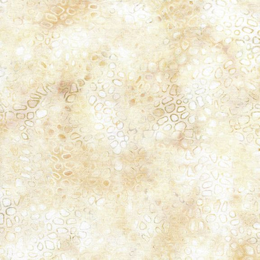 Neutrals Mocha Tan Circles Island Batik Fabric