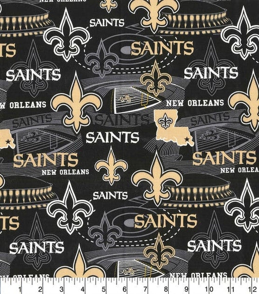 New Orleans Saints NFL Football Stadium Cotton Fabric