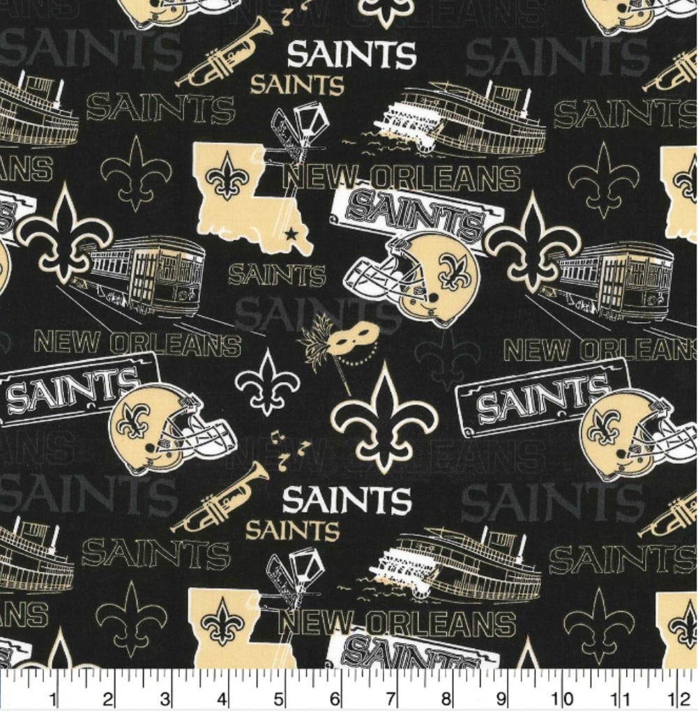 New Orleans Saints NFL Football Hometown wide Cotton Fabric