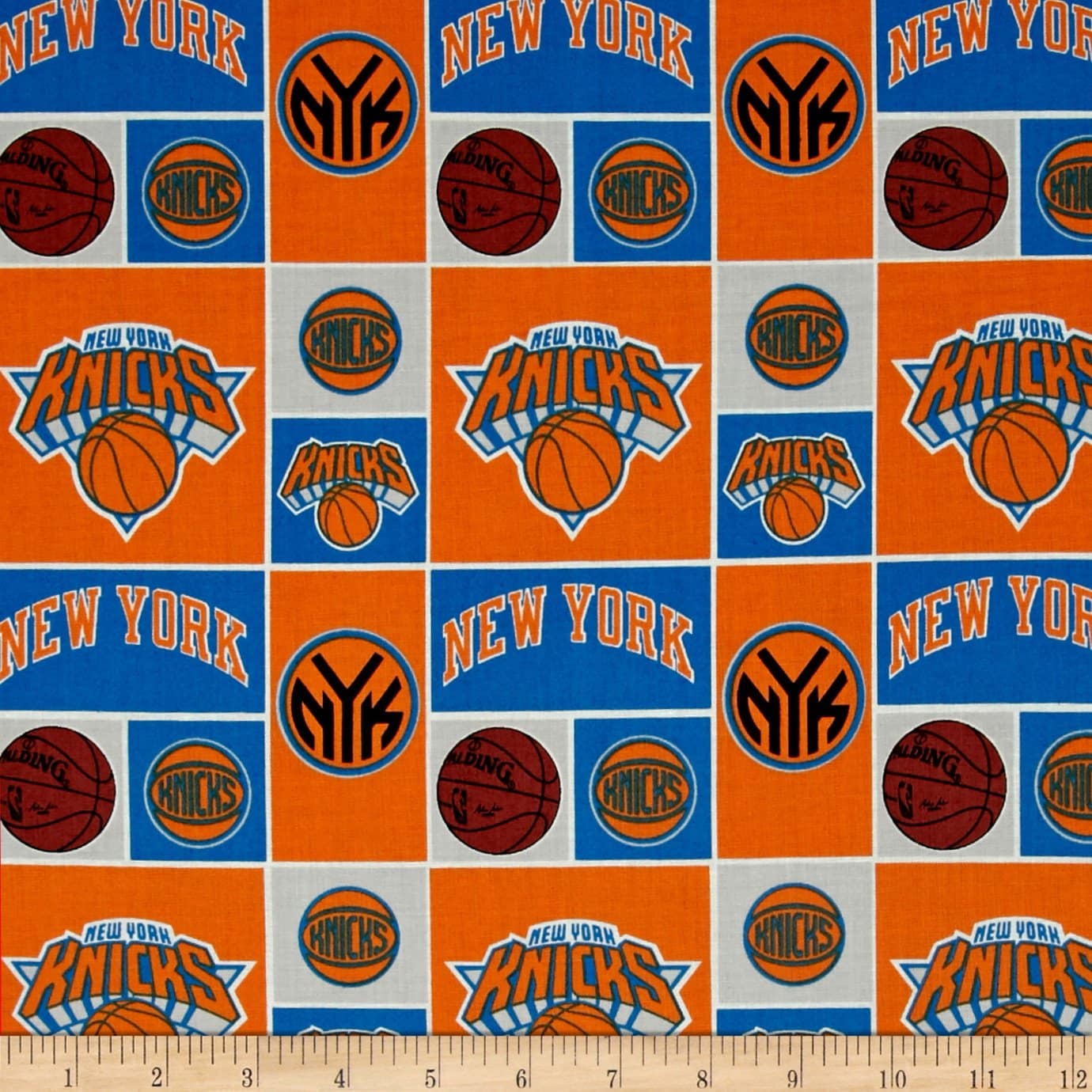 New York Knicks NBA Basketball Patch Camelot Cotton Fabric