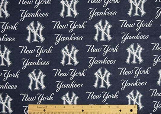 New York Yankees MLB Baseball Logo Fabric Traditions Cotton Fabric