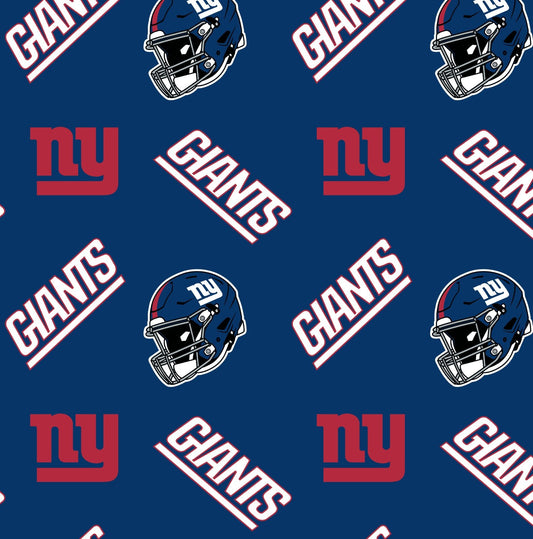 New York Giants NFL Football Logo Fabric Traditions Polyester Fleece Fabric NFL-70537-D