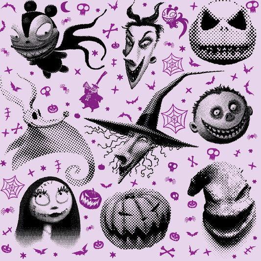 Nightmare Before Christmas NBC Character Pack Purple Springs Creative Cotton Fabric SC-80160-A62078