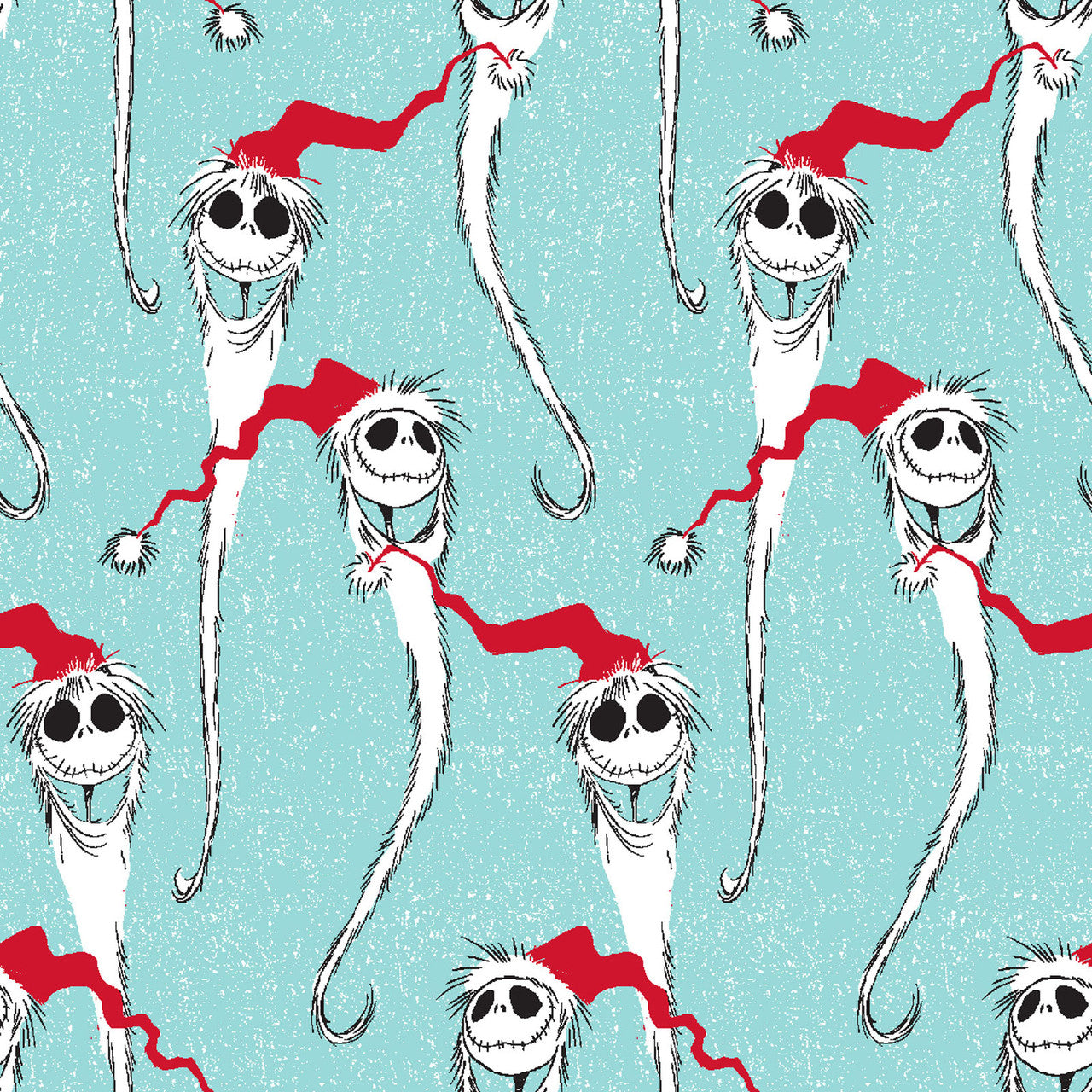 Nightmare Before Christmas Santa Jack Pack Blue Springs Creative Cotton Fabric SC-77950-A620710