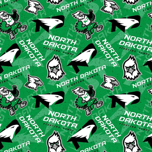 North Dakota State Bison NCAA NDSU Tone on Tone Cotton Fabric