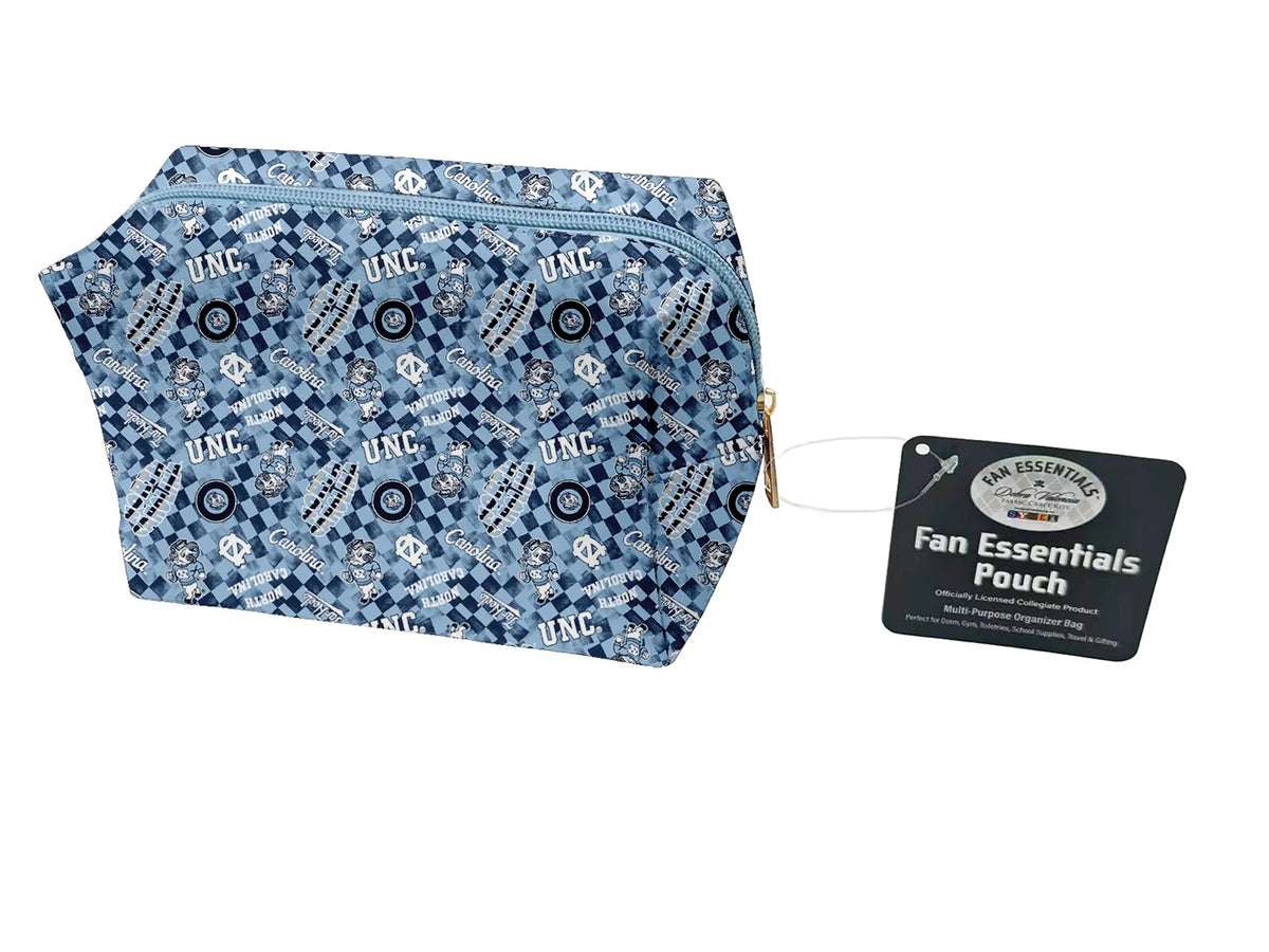 North Carolina Tarheels at Chapel Hill UNC NCAA Collegiate Bag Pouch Large Medium and Wristlet Collection Sykel Enterprises NC-5006