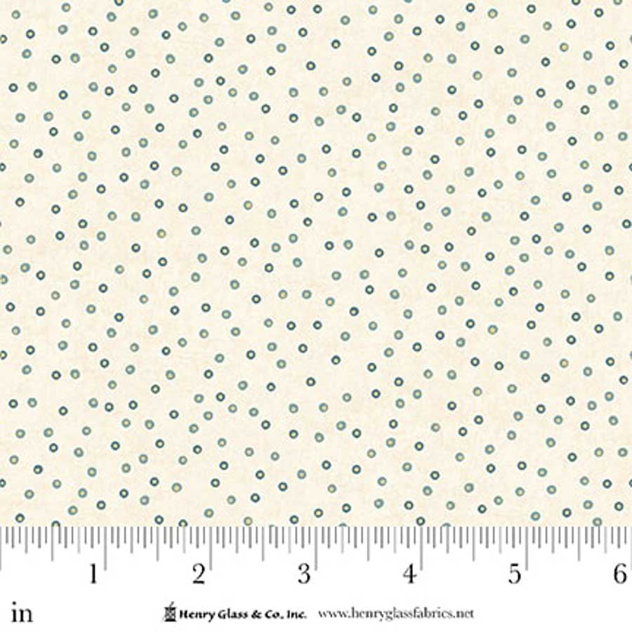 Norwegian Forest Dots Cream Mary Jane Carey Holly Hill Quilt Designs Henry Glass Cotton Fabric HG-3553-44