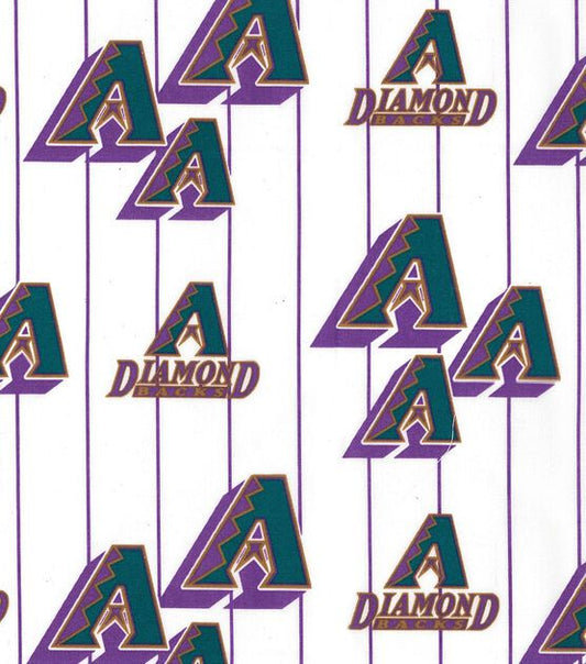 Arizona Diamondbacks MLB Baseball Cooperstown Fabric Traditions Cotton Fabric