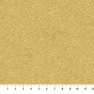 O' Christmas Tree Shimmer Metallic Glitter Gold Deborah Edwards Northcott Fabrics Cotton Fabric NC-28964M-52