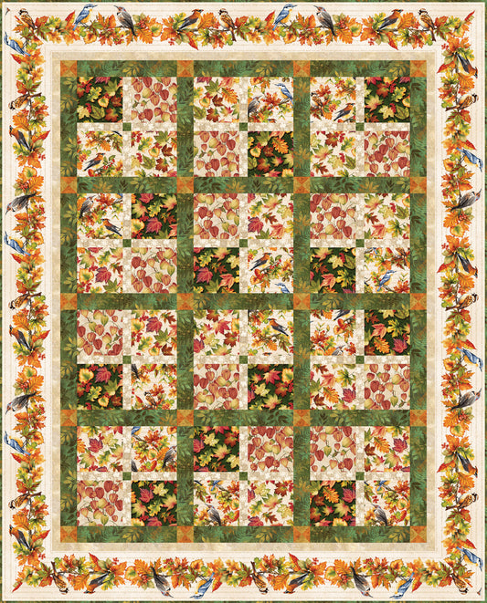 Project - Oak and Berries Autumn Hues Quilt Jan Mott Henry Glass
