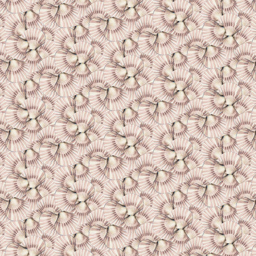 Ocean Oasis Sea Shells Light Brown Patricia Pinto Blank Quilting Cotton Fabric