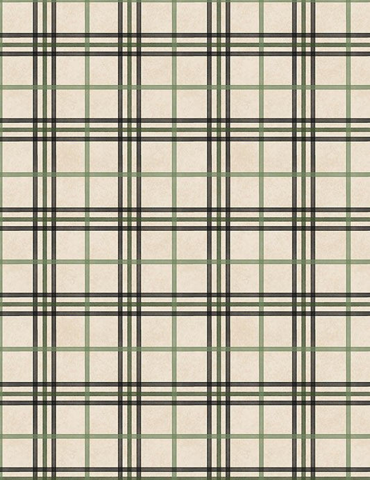 Oh My Gourd! Plaid Cream Danielle Leone Wilmington Prints Cotton Fabric WP-3017-27750-297