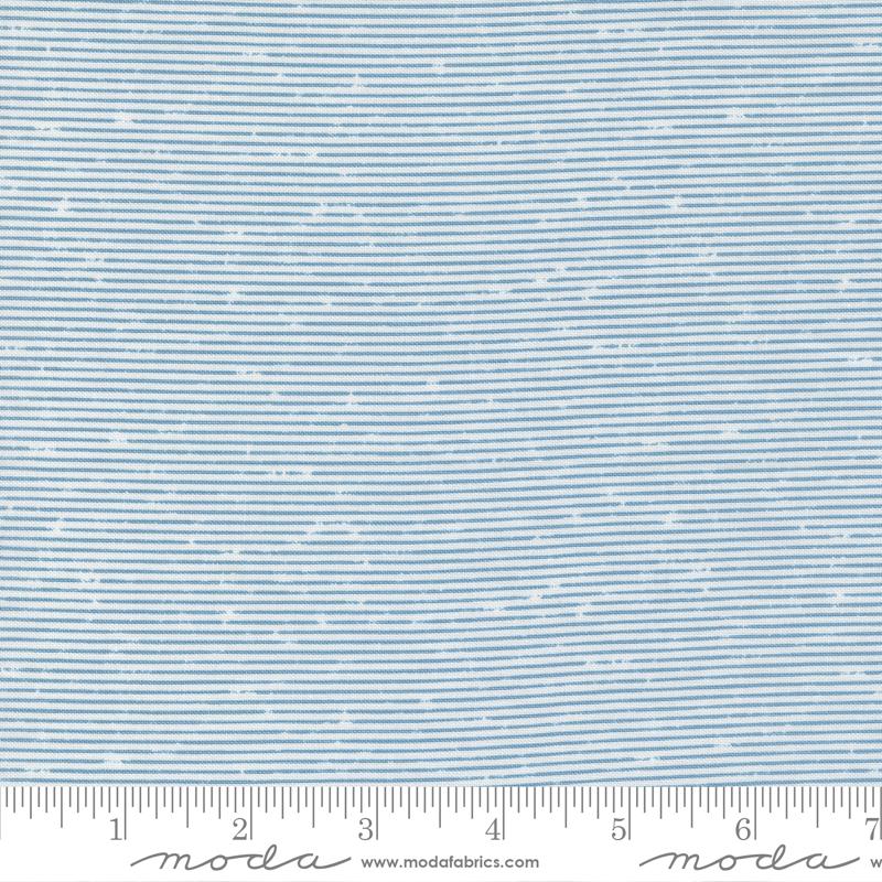 Old Glory Urban Stripes Sky Blue Lella Boutique Moda Cotton Fabric