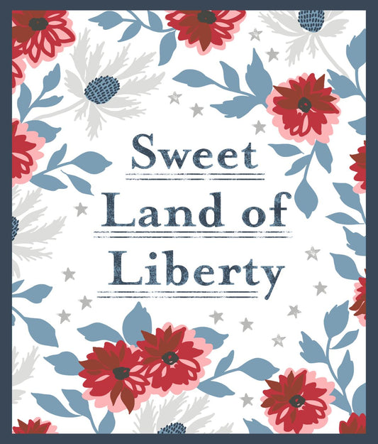 Old Glory Sweet Land Of Liberty Panel 36" Multi Lella Boutique Moda Cotton Fabric