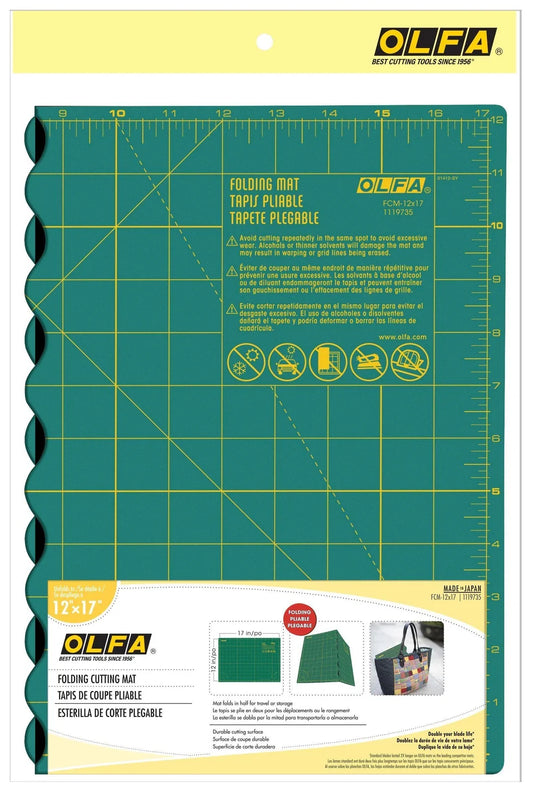 Olfa Folding Cutting Mat 12" x 17" Olfa Olfa-1119735