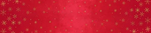 Ombre Flurries Metallic Winter Snowflakes Christmas Red V and Co. Vanessa Christenson Moda Cotton Fabric