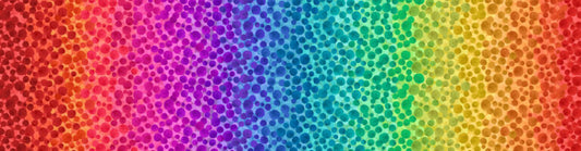 Omnificent Ombres Bumbleberries Rainbow Lewis and Irene Cotton Fabric LI-BBOM2