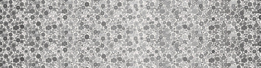 Omnificent Ombres Greyscale Boho Blooms Ombre Lewis and Irene Cotton Fabric LI-OM3C