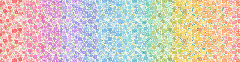 Omnificent Ombres Pastel Boho Blooms Ombre Lewis and Irene Cotton Fabric LI-OM3A