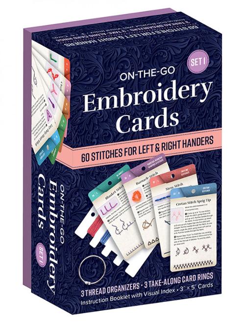 On-the-Go Embroidery Cards Set 1Christen Brown C & T Publishing CT-20554