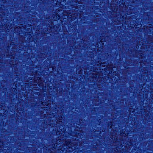 On Dragonfly Wings Cirrus Tonal Texture Dark Blue Ann Lauer Benartex Cotton Fabric