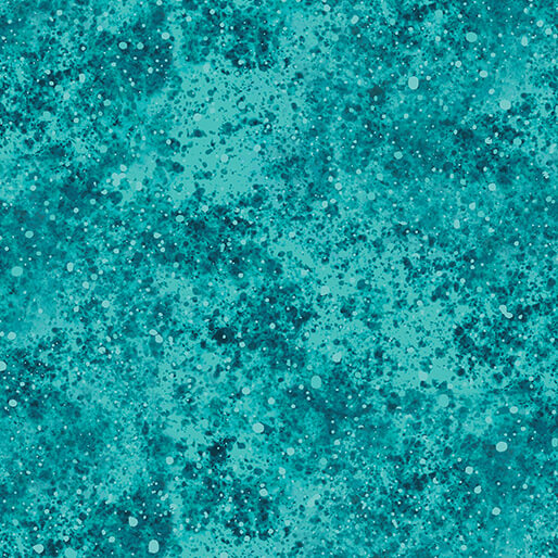 On Dragonfly Wings Spatter Texture Turquoise Ann Lauer Benartex Cotton Fabric BE-16405P-85