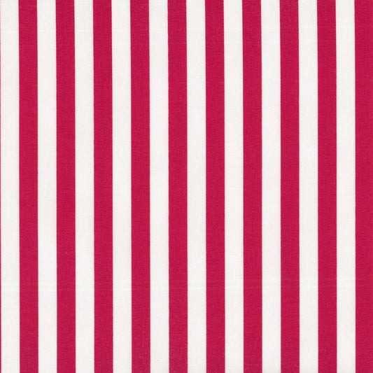 One Nation Vertical Stripe Red Jessica Mundo Henry Glass Cotton Fabric