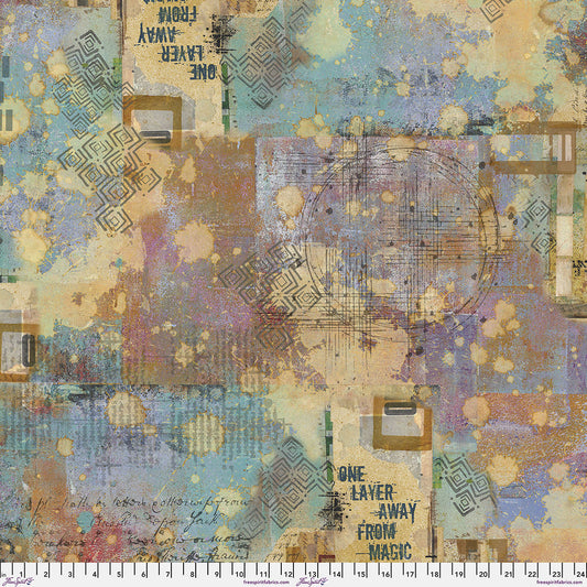 One Layer Away 108" Wideback Kaleidoscope Seth Apter Free Spirit Cotton Fabric FS-QBSE001.KALEIDOSCOPE