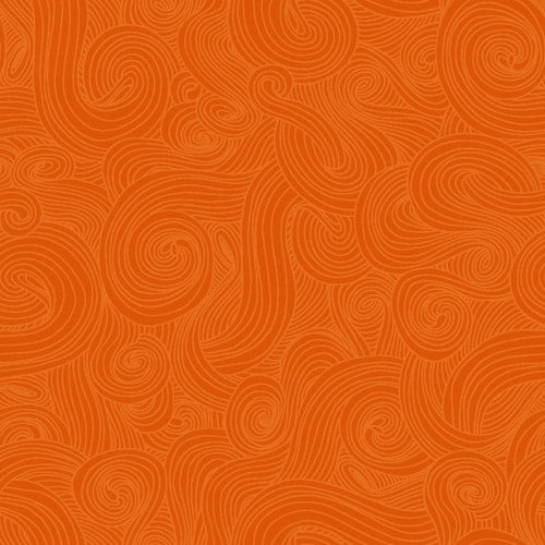 Just Color! Orange Studio E Cotton Fabric