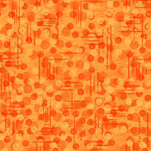 Orange Tonal Texture Blender Jot Dot Blank Quilting Cotton Fabric