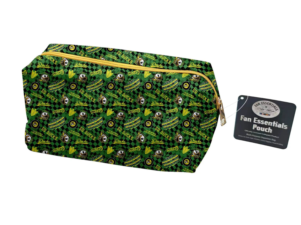 Oregon Ducks NCAA Collegiate Bag Pouch Large Medium and Wristlet Collection Sykel Enterprises OR-5006