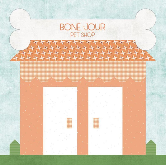 2026 Our Town Kit of the Month Club October Bone-Jour Pet Shop Riley Blake Designs RB-KTOT-47091
