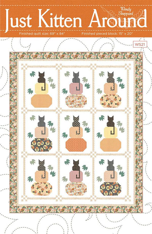 Owl O Ween Just Kitten Around Quilting Pattern Wendy Sheppard