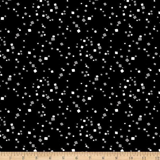 Ink Confetti Black Timeless Treasures Cotton Fabric