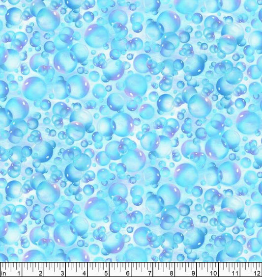 Pacifica Dazzling Dolphins Light Blue Dan Morris Quilting Treasures Cotton Fabric