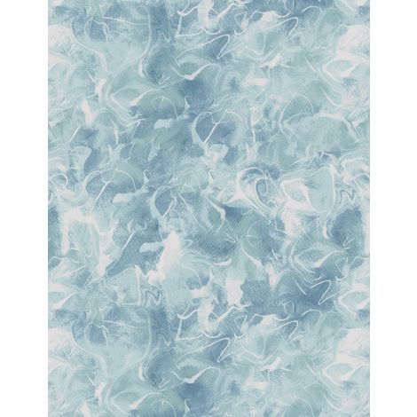 Paradise Bay Water Texture Light Blue  Lola Molina Wilmington Prints Fabrics Cotton Fabric