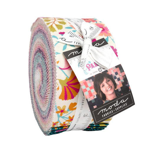 Parlor 2.5" Strips Jelly Roll 42pcs Crystal Manning Moda Cotton Fabric MD-11960JR